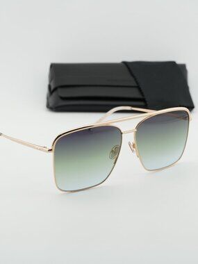 Isabel Marant IM 0118/S 0000 IB Square Sunglasses - Gold/Grey Green